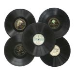 Music hall and similar records, 10-inch, mainly acoustic (145, in 2 racks)