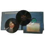 10-inch and 12-inch records, speech, comedy sketches etc, by Agnes Moorhead, Tollemache Sinclair (