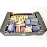OO Scale Trackside Models, a boxed collection of 1:76 scale vintage mostly commercial models, some