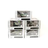 Air Signature Military Aircraft Models, a boxed group of five WWII era aircraft comprising