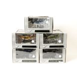 Air Signature Military Aircraft Models, a boxed group of five WWII era aircraft comprising F4U