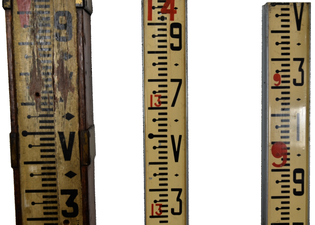 A 1920s William Ford Stanley surveyors measuring rod, the oak and brass two tier telescopic device - Image 2 of 2