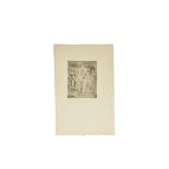 Jules Pascin (1885-1930) two limited edition etchings, 'Young Women', stamped with signature (Lugt