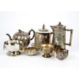 A collection of 19th & 20th Century British silver plate, including a Philip Ashberry & Sons