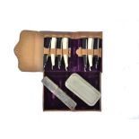 Seven cut-throat razors, three with ivory handles, including examples by J.A.Henckels, A.J.Jordan,