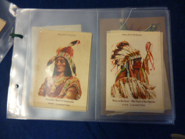 Foreign Cigarette Silks, American Tobacco, part set, Indian Portraits & Scenes (P9/10), mixed - Image 3 of 6