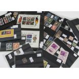 A small collection of interesting stamps and related items, including a Trinidad SG 7, two