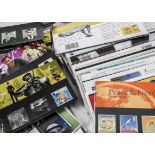 A collection of modern Royal Mail Mint Stamp Presentation Packs, approximately 150 (parcel)