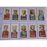 Cigarette Cards, Carreras, a selection of sets in a modern ringbinder including Kings & Queens of