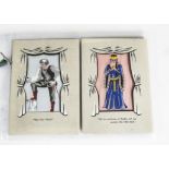 Trade Silks, William Frankin & Sons, set of Shakespearean Characters, complete with folders (P6)(