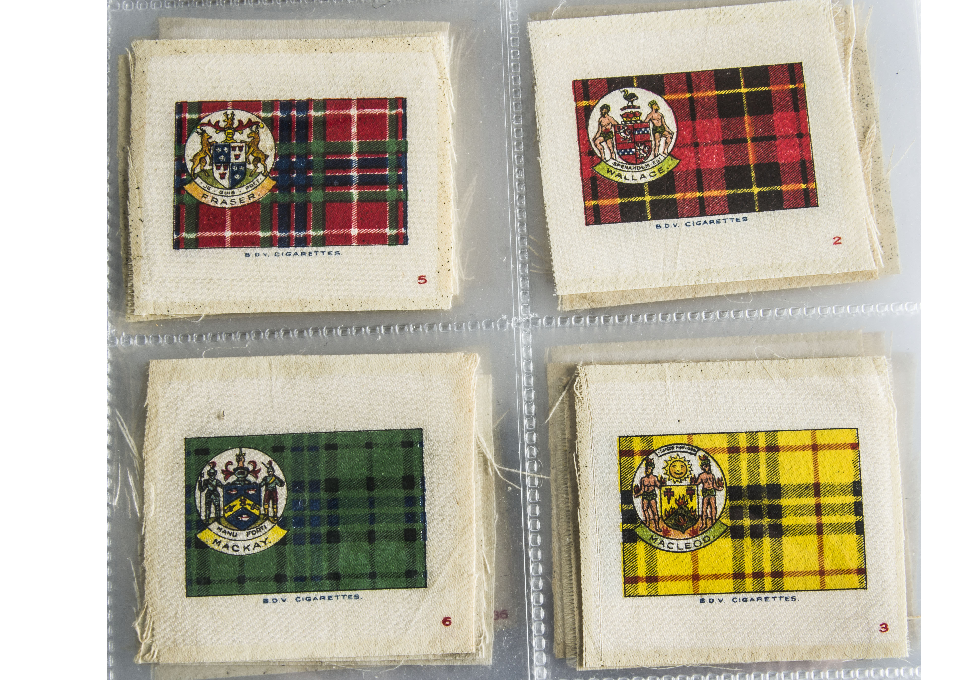 Cigarette Silks, Phillips, Clan Tartans (L56)(gd)