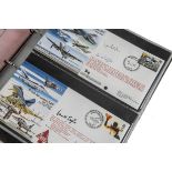 A collection of Aircraft and Military-related First Day Covers, including an album titled British