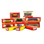 Hornby China 00 Gauge Commemorative Goods Wagons, boxed collection including Christmas plank