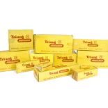 Tri-ang TT Gauge Track Foundations and other Accessories, T108 single Curve Formations (2 boxes),