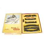 Tri-ang TT Gauge T11 Train Set, comprising BR green 'Tintagel Castle', two BR Pullman coaches '