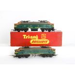 A pair of Tri-ang 00 Gauge R257 Transcontinental Double Ended Electric Locomotives with Pantographs,