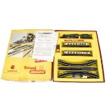 Tri-ang TT Gauge T6 Train Set, comprising BR green 'Windsor Castle', two BR WR Coaches, type B