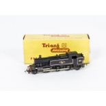 Tri-ang TT Gauge T99 BR black 2-6-2 Tank Locomotive, open spoked wheels, with instructions, in