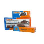 Roco HO Gauge Electric and Steam Shunters, boxed group comprising, steam 43255 BR 98 307 of the DB