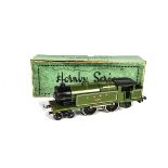 A Boxed Hornby 0 Gauge Electric No E26 LNER 4-4-2 Tank Locomotive, in LNER green livery as no