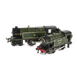 Re-motored Hornby 0 Gauge Electric Tank Locomotives, comprising no 2 Special 4-4-2T in GWR green