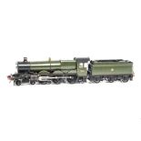 A Masterpiece Models Finescale 0 Gauge 'Castle' Class 4-6-0 Locomotive and Tender, product no 041,