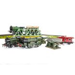 Hornby 0 Gauge Locomotive Spares Track and Controllers, comprising a complete GWR M3 tank locomotive