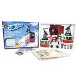 LGB G Scale 89590 Rigi Duo Cable Car Set, comprising electric Cable Cars, Transformer, passengers