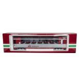 LGB G Scale 31660 Zermatt-Bahn Observation Coach, in silver and red, in original box, E, box VG