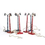 A Group of Märklin Station Lamps for 0 Gauge or Larger, comprising 4 ref 13452/1 single lamp