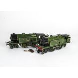 Two Hornby 0 Gauge Clockwork No 2 Special 4-4-2 Tank Locomotives, both in LNER green, as no 6 with