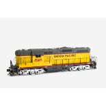USA Trains G Scale Union Pacific Diesel Locomotive, an unboxed R22106 UP X 718 GP 9 locomotive in