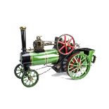 An Approx 2" Scale Single-Cylinder Traction Engine, an apparently non-reversing two-speed design for