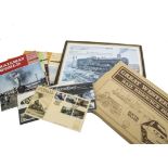 Books and Ephemera of Railway Interest, a collection of paperback volumes, postcards, negatives,