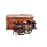 A Boxed Hornby 0 Gauge Clockwork No 1 LMS 0-4-0 Tank Locomotive, with early-type body and brass