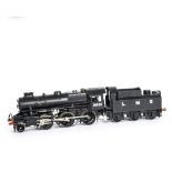 A Finescale 0 Gauge 12v Electric LMS Ivatt Class 4 'Mogul' Locomotive and Tender by Ludlows of