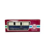 LGB G Scale 40840 Alpine Classic Pullman Express Baggage Car, D4062 in blue and cream, in original