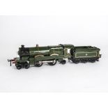 A Modified Hornby 0 Gauge Electric No E320 GWR 4-4-2 'Caerphilly Castle' Locomotive and Tender, in