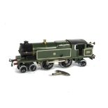 A Hornby 0 Gauge Clockwork No 2 Special GWR 4-4-2 Tank Locomotive, in GWR green with 'shirtbutton'