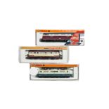 Arnold Diesel and Electric N Gauge Locomotives, a cased trio comprising 2022, BR 221 of the DB in