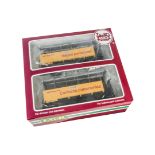 LGB G Scale 39250 pair of Sightseeing Cars for Rhaetian Railway, both in yellow, in one original
