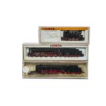 N Gauge Arnold Steam Locomotives, a cased trio, comprising 82521, BR 01 234 and 82215 BR 05 both