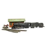 Lionel American 0 Gauge 3-rail 4-6-4 'Hudson' Locomotive Tender and Accessories, the locomotive no