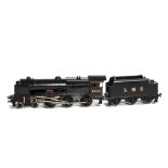 A Boxed Bassett-Lowke 0 Gauge 3-rail LMS 'Royal Scot' Locomotive and Tender, ref 5611/0, in LMS