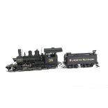 Bachmann Spectrum G Scale Consolidation Steam Locomotive and Tender, boxed 81297 2-8-0 Narrow