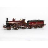 A Gauge I Finescale Electric Midland Railway 2-4-0 Locomotive and Tender by 'The Victorian