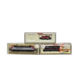 N Gauge Arnold Diesel and Electric Locomotives, a trio of cased models, comprising 2435 B127