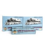 Proto 2000 Series Norfolk and Western HO Gauge Diesel Locomotives, boxed trio of limited edition