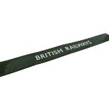 British Railways Southern Enamelled Sign, white lettering on a green ground inscribed 'British