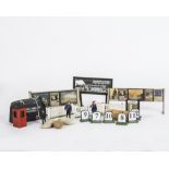 A Collection of Bassett-Lowke and Other 0 Gauge Scenic Accessories, including 3 packs B-L railway